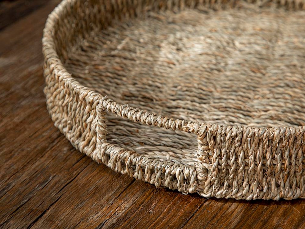 Ella Табла Кръгъл, Ракита, Кафяво, 40 Cm