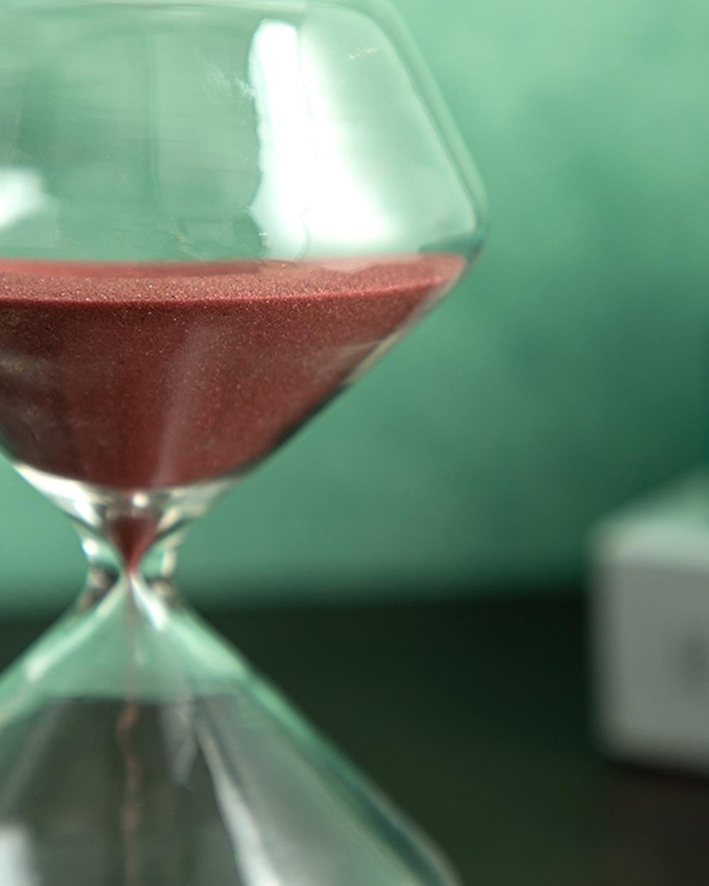 Fancy Пясъчен Часовник 30 мин. 10x10x18 см Розов