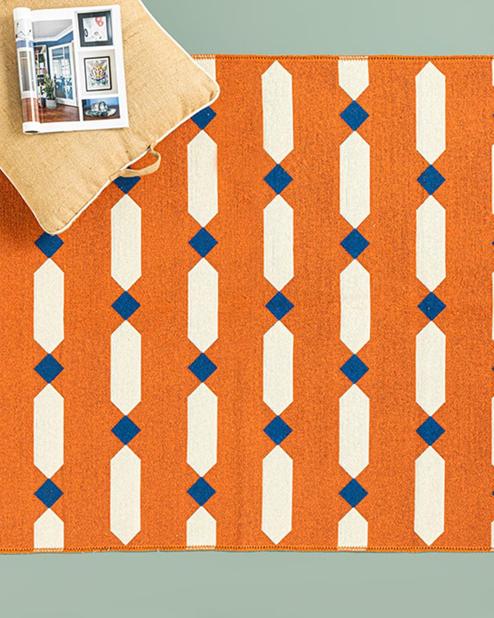Fancy Lukas Weaved Rug 120x180 cm Terracotta