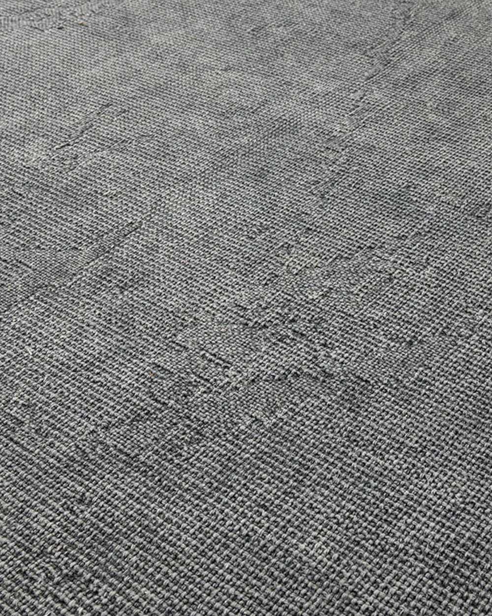 Fringe Cotton Rug 80x150 cm Anthracite