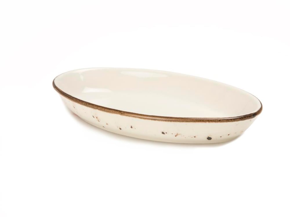 Gage ТЕПСИЯ ЗА ФУРНА Овално малко Порцелан 19 cm Cream.