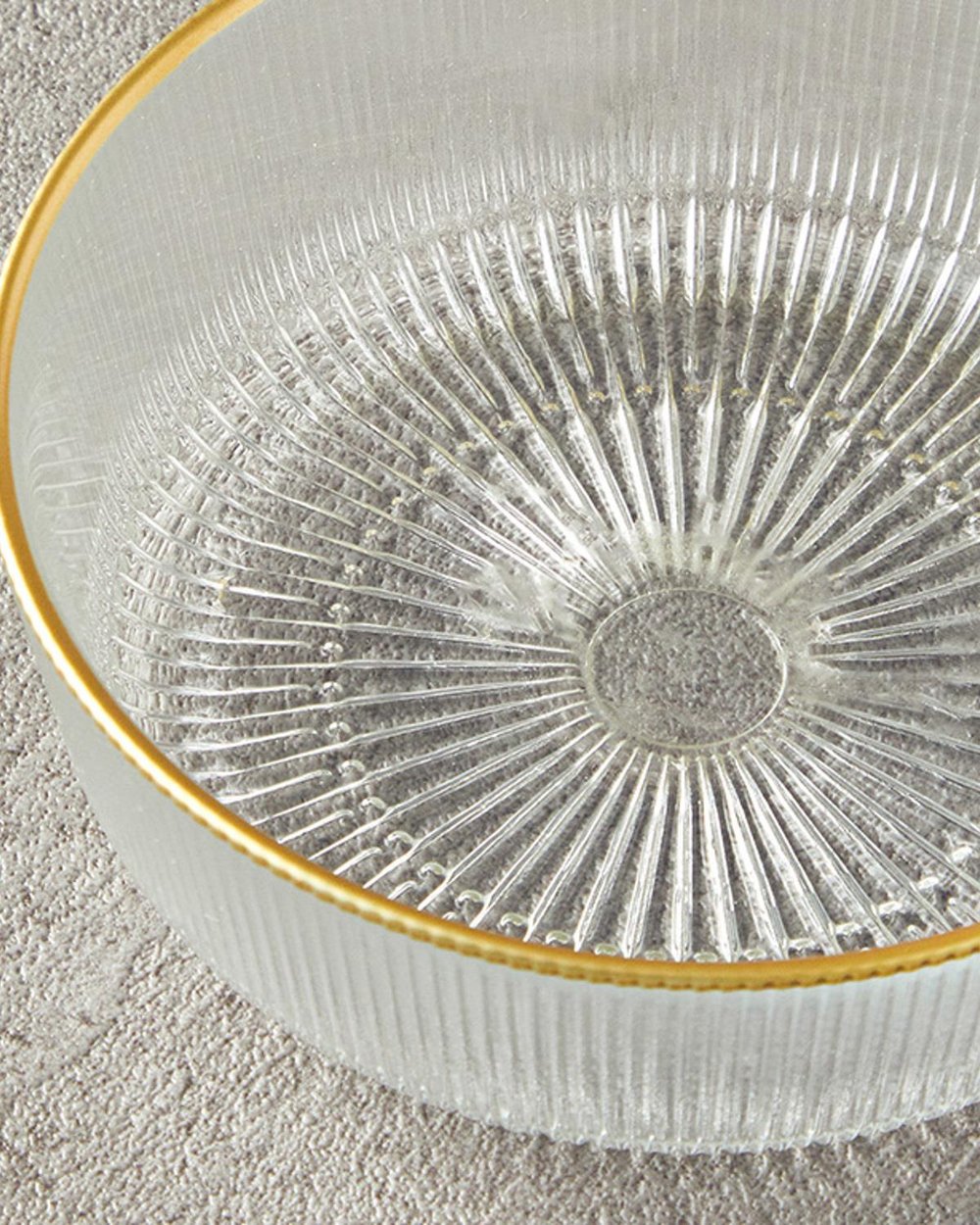 Galette Glass Cookie 12 cm Gold