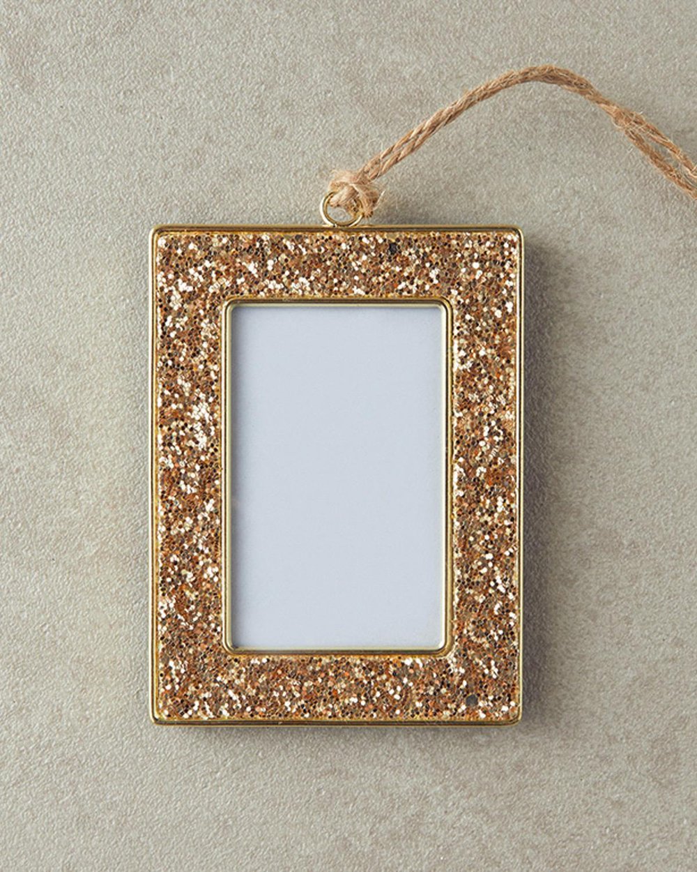 Glitter Висящ Аксесоар С рамка 5x8 см Златен