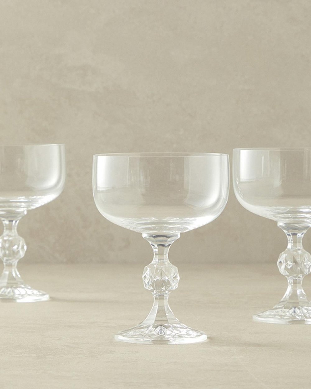 Glossy CUP Набор от 3 Кристал 200 ml Прозрачен