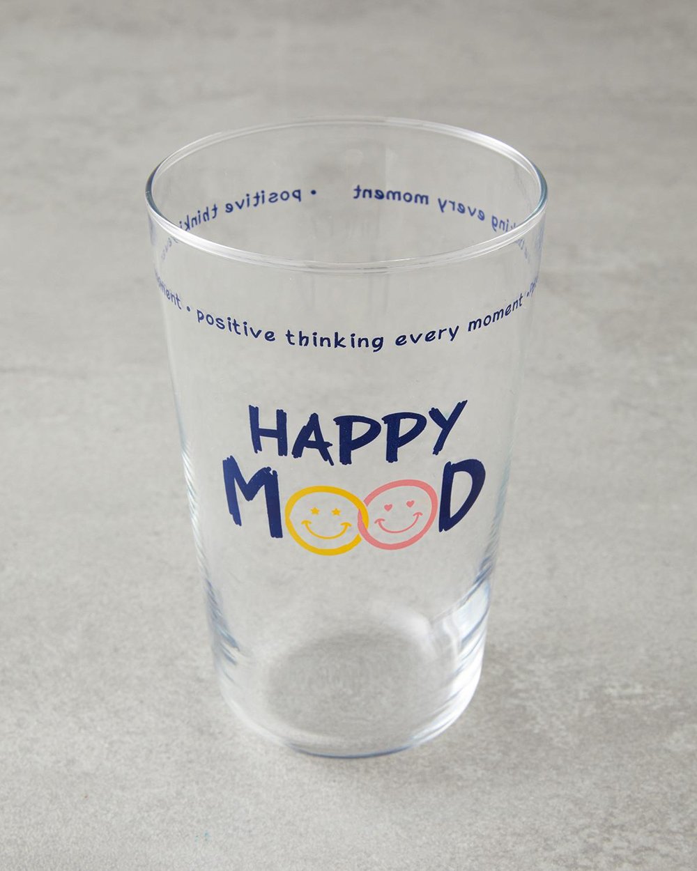 Happy Mood Чаша 3 бр. Стъкло 400 мл Морскосин