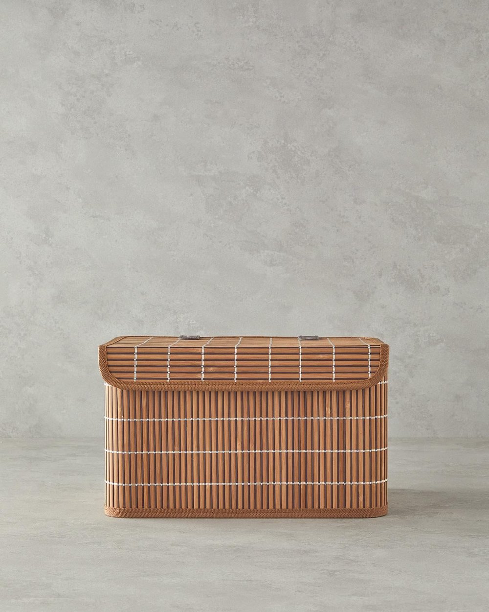 Hardwood Кутия За Съхранение Бамбук 33X23X20 cm Кафяв