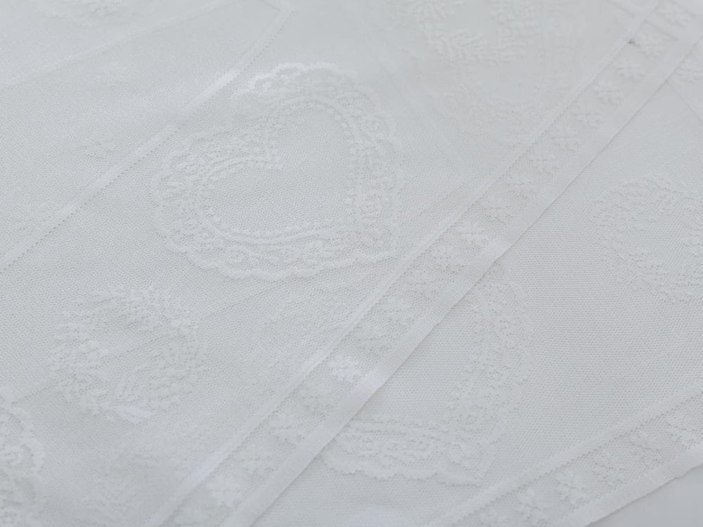 Heart АМЕРИКАНЗКИ СЕРВИЗ 2 комплекта Плетиво 40x60 cm Cream.