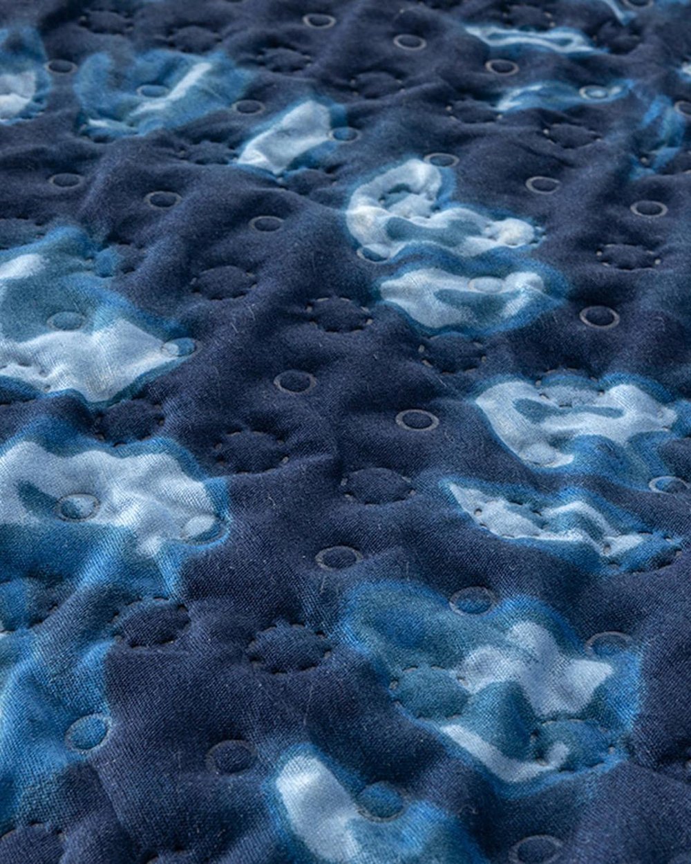 Island Breeze Double Person Multi-Purposed Quilt 200x220 cm İndigo