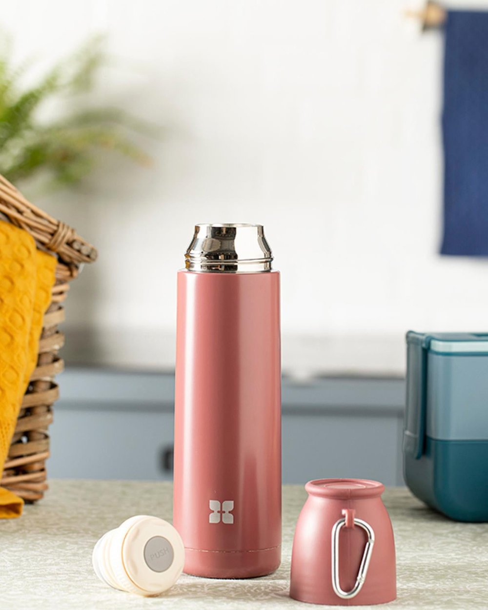 Jena Stainless Steel Thermos 500 ml DarkPink