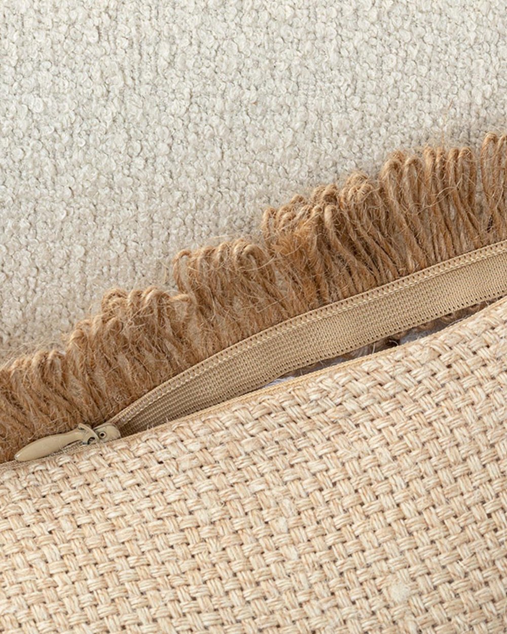 Jute Glory Декоративна Калъфка За Възглавница Юта, Бежово, 45 X 45 Cm