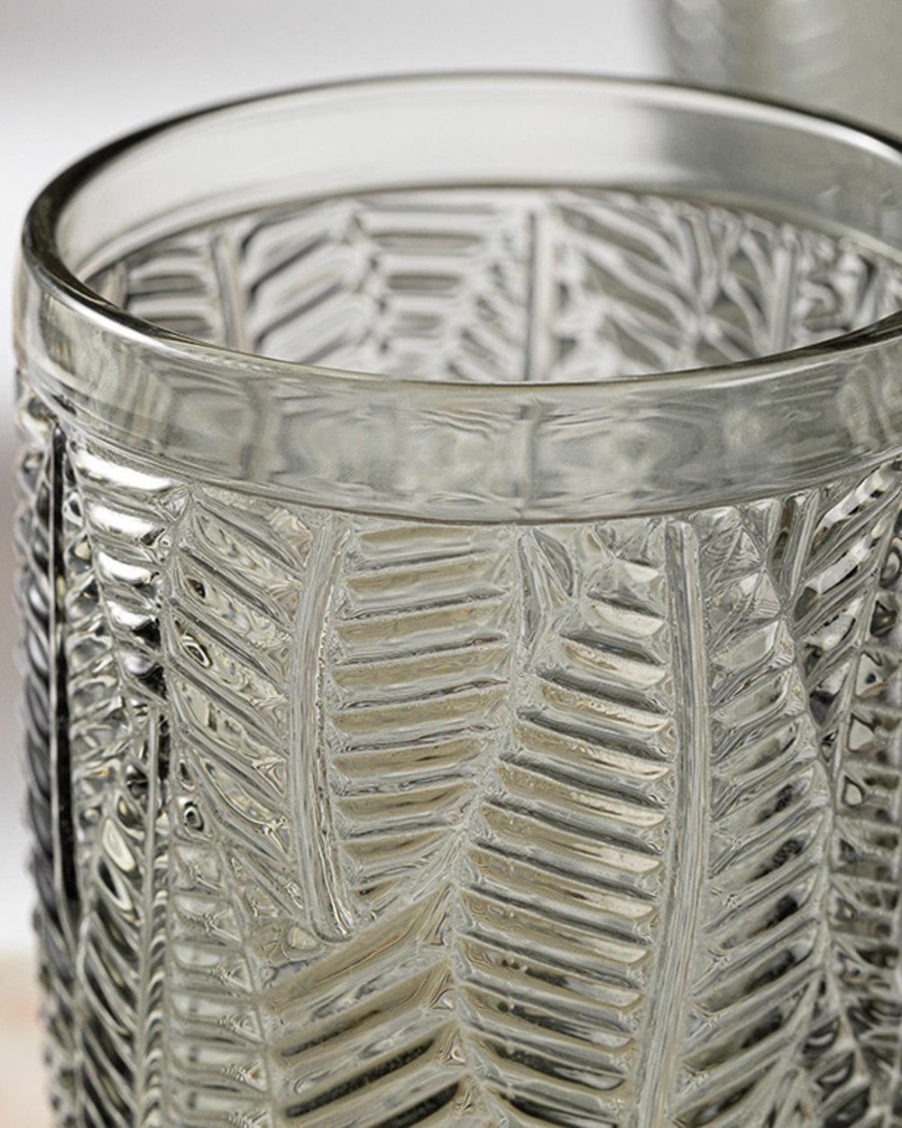 Kiara Чаша За Безалкохолно 4 Бр., Стъкло, Антрацит, 390 Ml