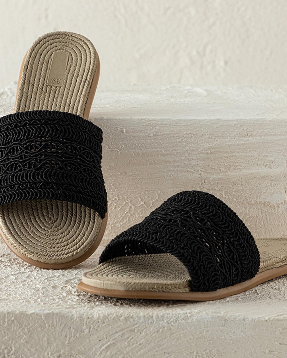 Women Sandals 36 Black