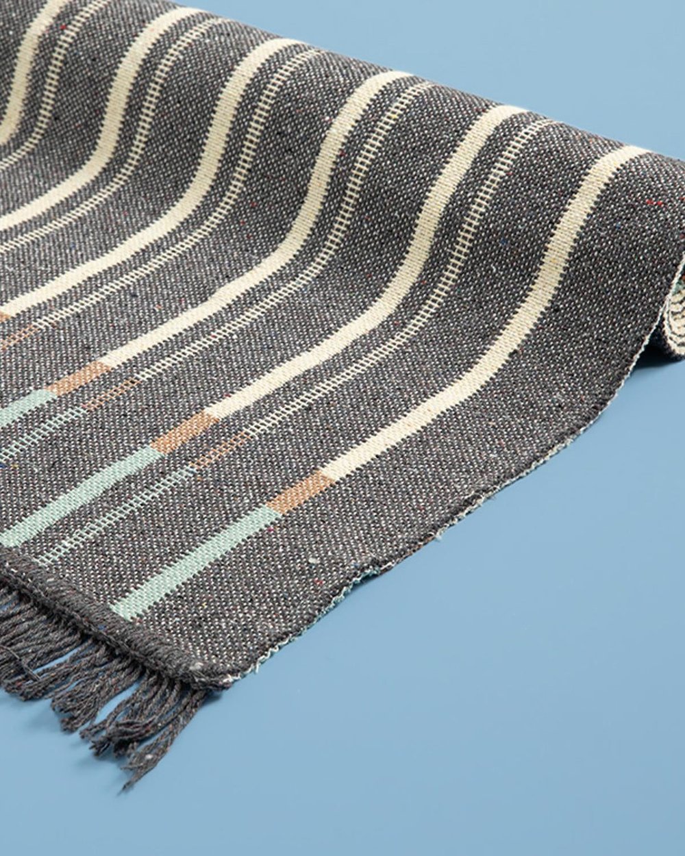 Lara Luxe Weaved Rug 60x100 cm Krem-Antrasit