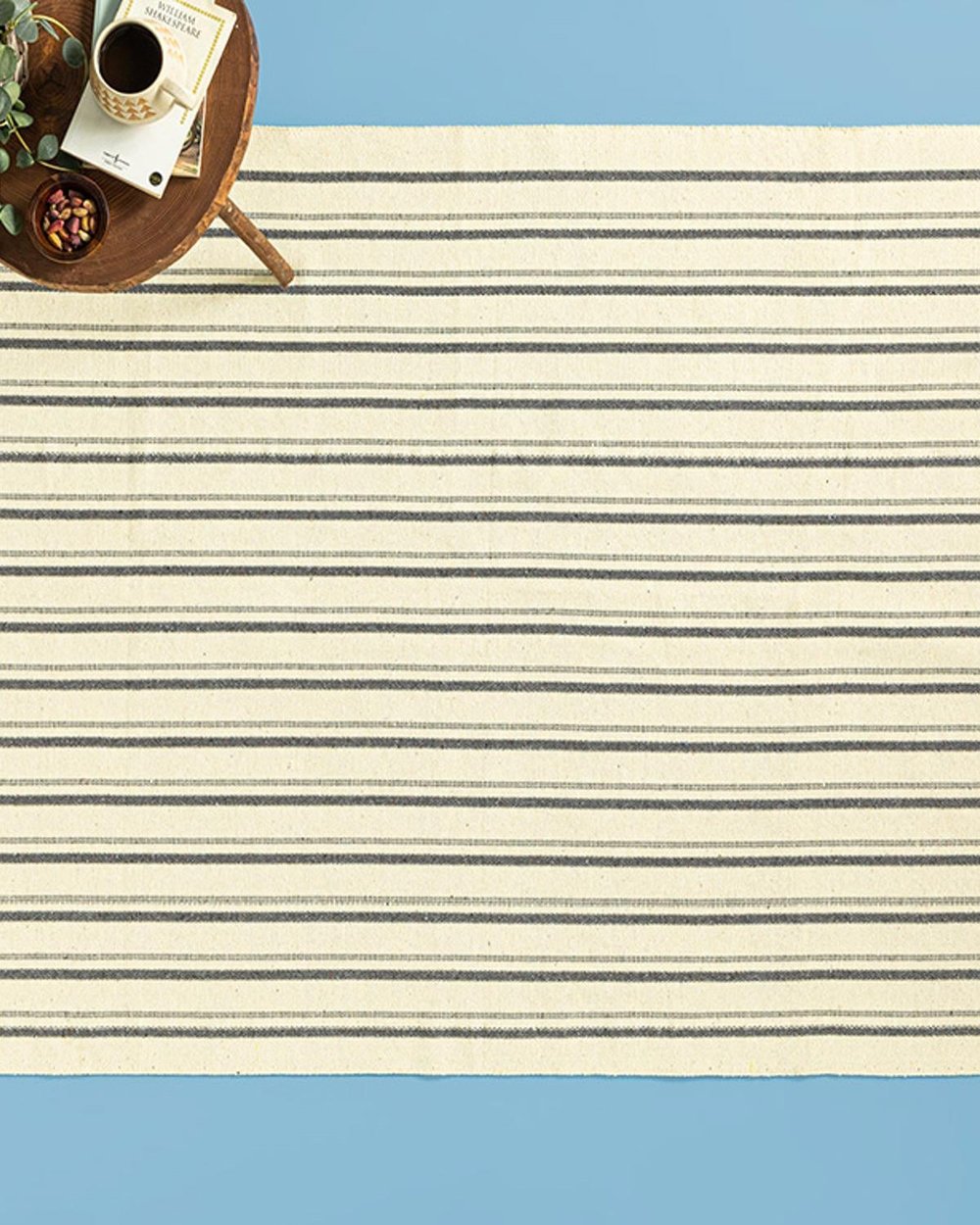 Lara Luxe Weaved Rug 60x100 cm Krem-Antrasit