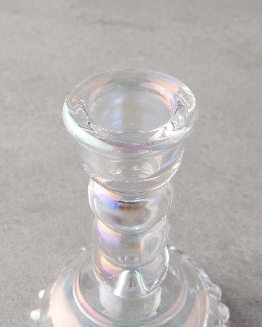 Larisa Свещник 8 cm Блясък ирис