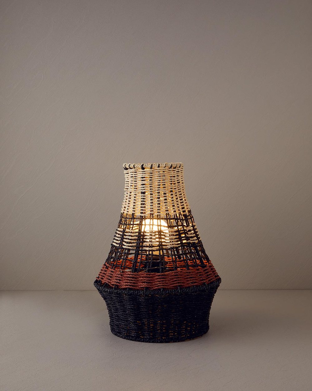 Абажур Хартиено влакно Натурален..