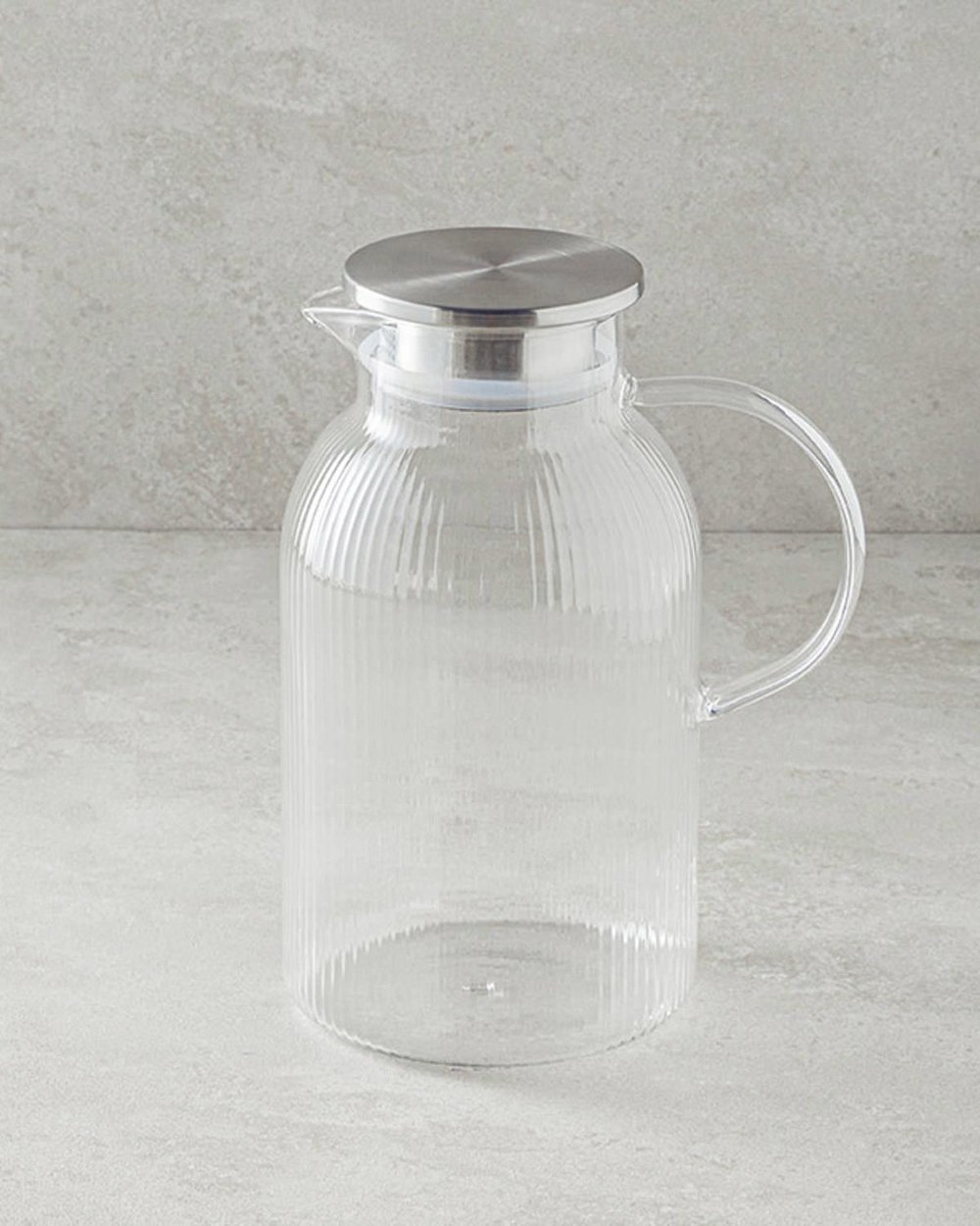Leslie Borosilicate Glass Water Bottle 2200 ml Transparent