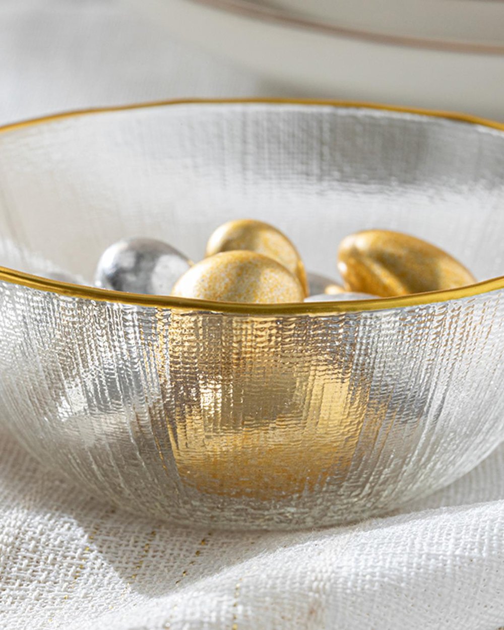 Leslie Glass Appetizers 9 cm Gold