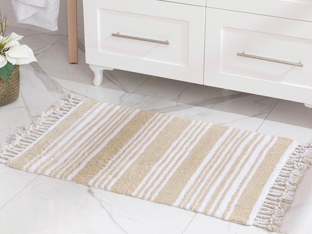 Lilia ПОСТЕЛКА ЗА БАНЯ Памучен 60x90 cm Beige