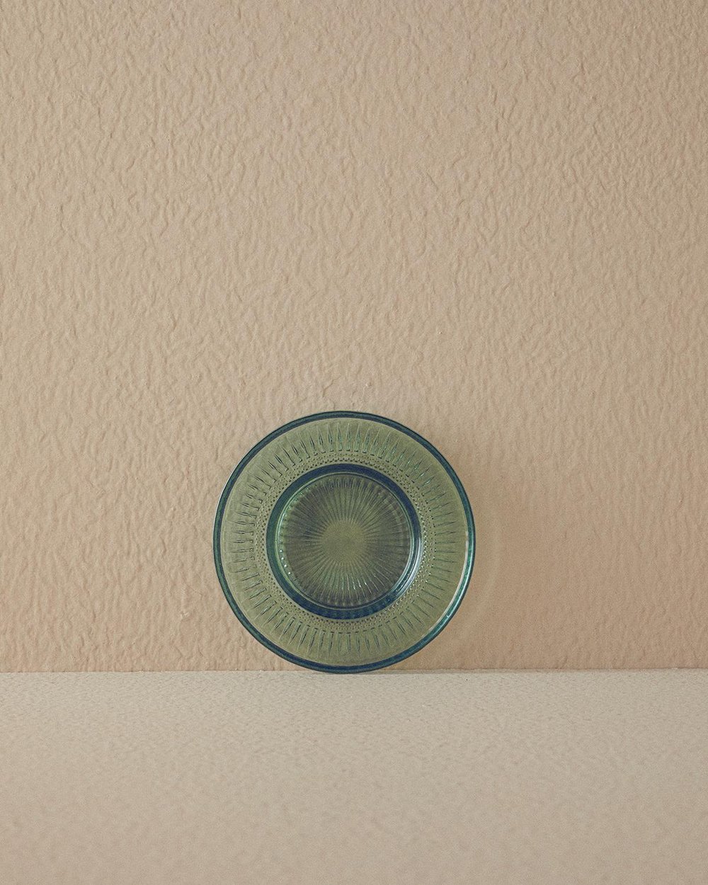 Luke Glass Tea Plate 12 cm Green