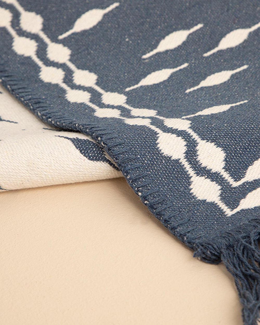 Luke Weaved Rug 80x150 cm İndigo