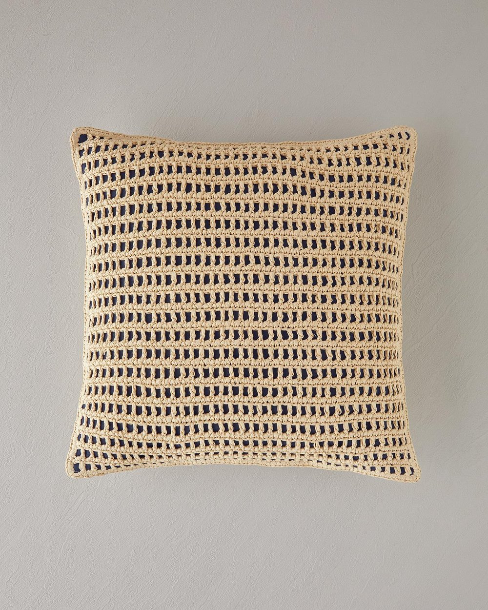 Luly Raffia Decorative Cushion 45x45 cm Natural