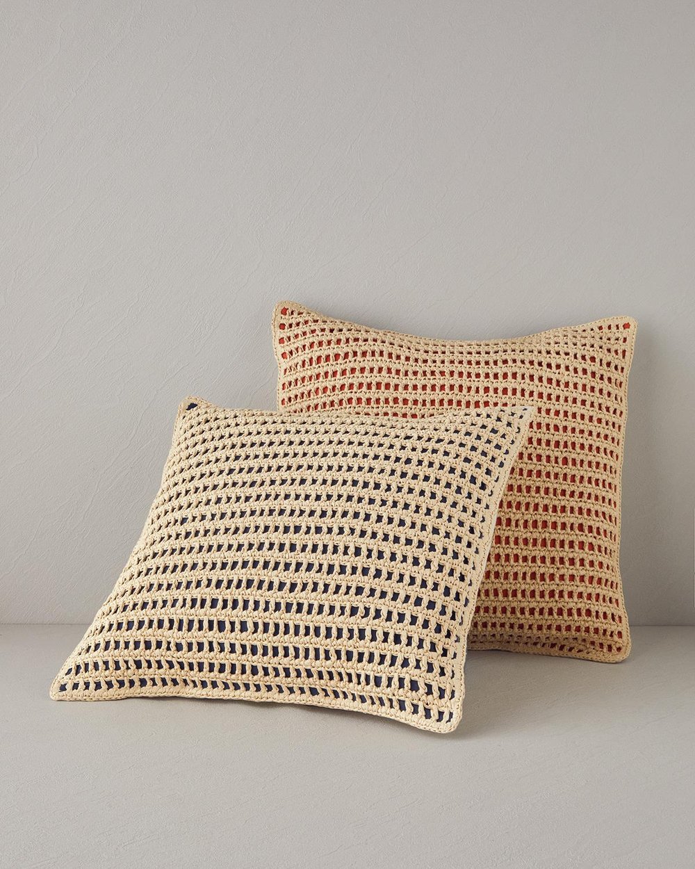 Luly Raffia Decorative Cushion 45x45 cm Natural