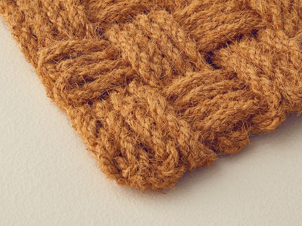 Luna Knitting Doormat 45x75 cm Natural