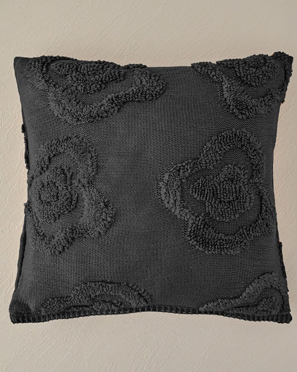 Knitwear Cover Throw Pillows 45x45 cm Anthracite