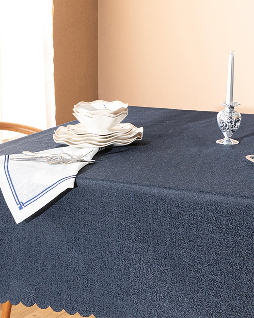Mace Polyestere Table Cloth 150x200 cm Dark Blue