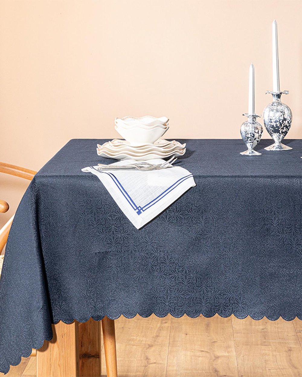 Mace Polyestere Table Cloth 150x200 cm Dark Blue