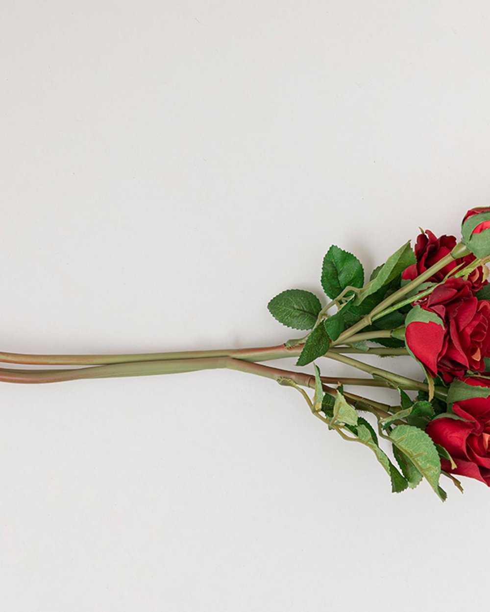 Majestic Rose Изкуствено Цвете 43 см Бордо