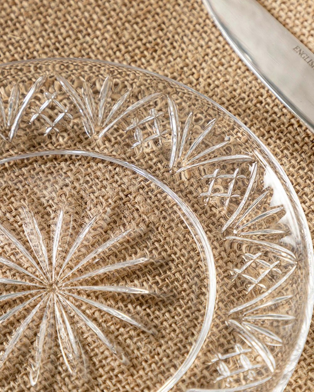 Mange Glass Dessert Plate 15 cm Transparent