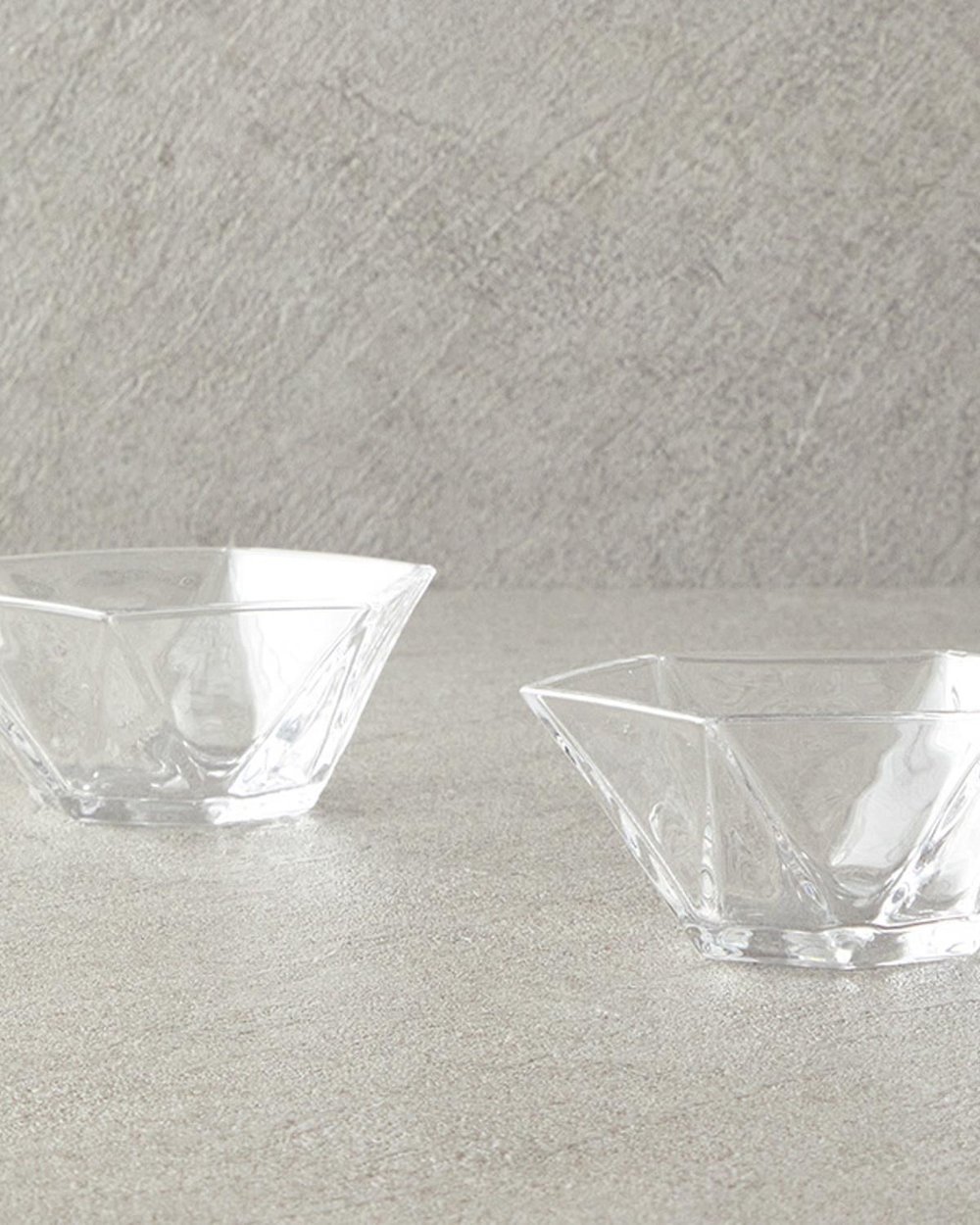 Mara Glass 2 Set Bowl 12 cm Transparent