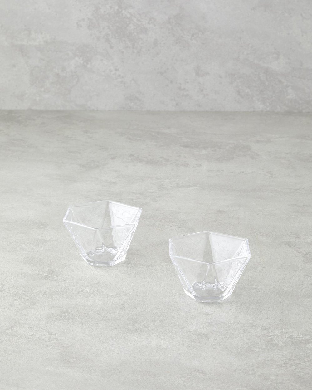 Mara Glass 2 Set Appetizers 9 cm Transparent