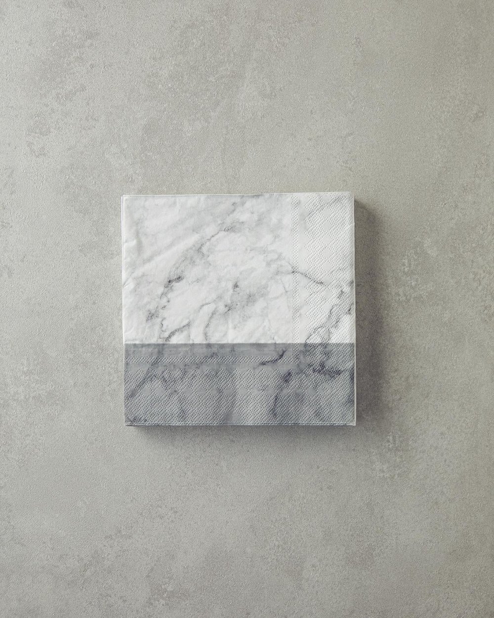 Marble Stripe Хартиени Салфетки 20 бр. Хартия 33x33 см Сребърен.