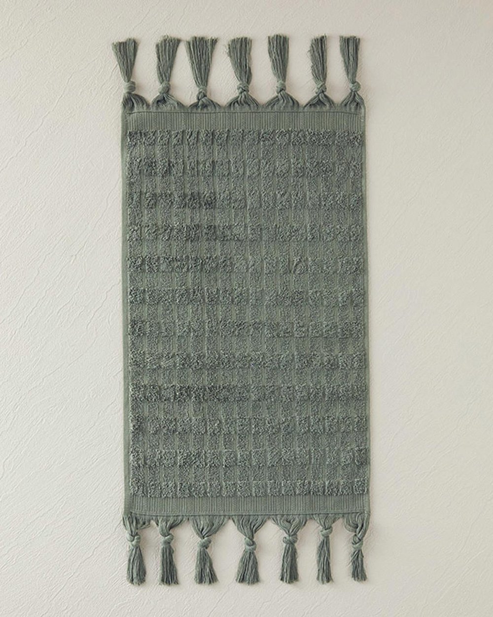 Marvin Кърпа За Ръце С ресни Памучен 30x45 см Зелен