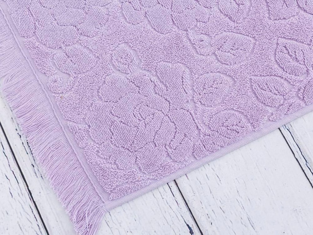 Melina ХАВЛИЯ ЗА КРАКА Жакардов 50x70 cm Light Lilac