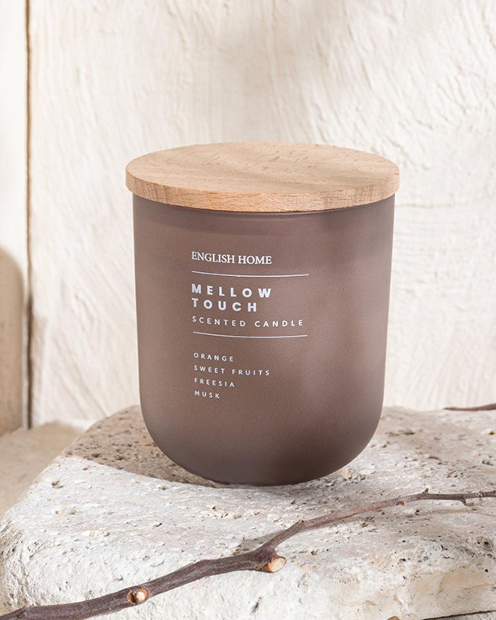 Mellow Touch Ароматен Свещ Кафяво, 0