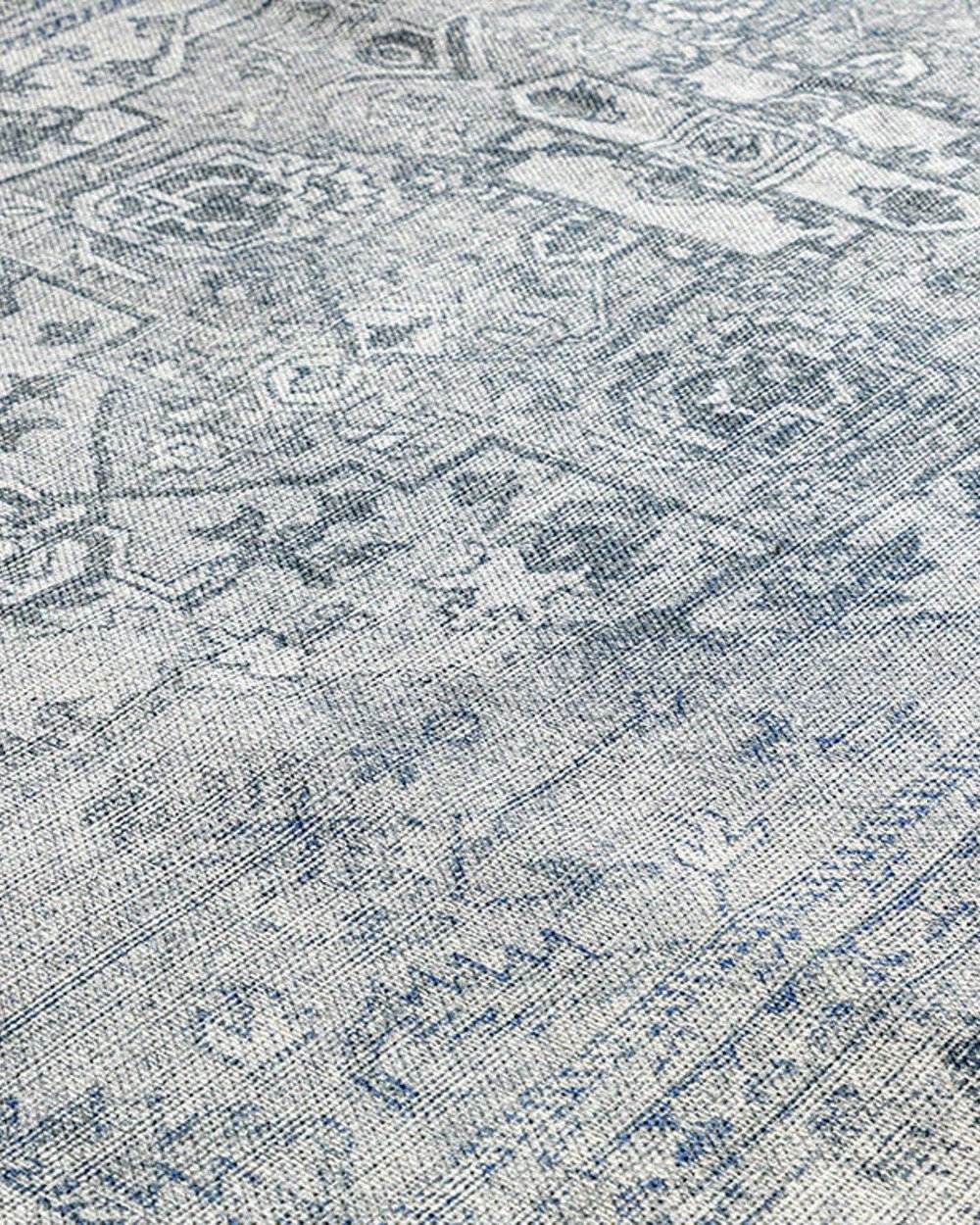 Montglam berbes Woven Chenille Decorative Carpet 77,5x150 cm Blue - Gray