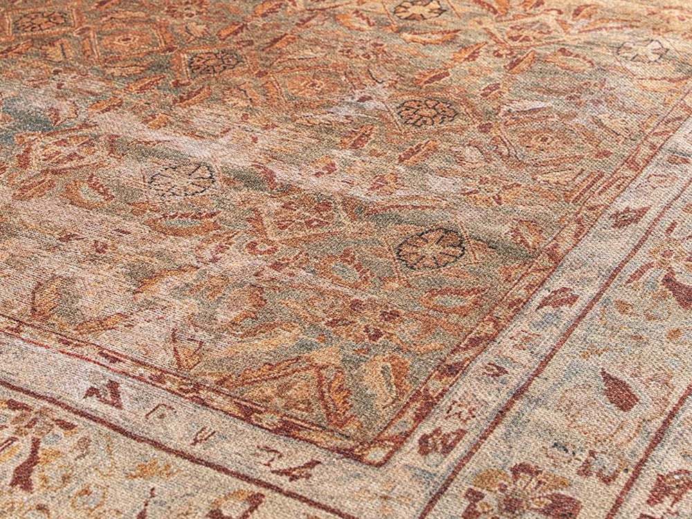 Montglam Hereke Woven Chenille Decorative Carpet 77,5x150 cm Mustard