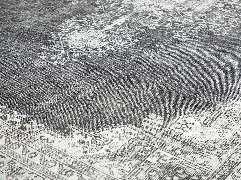 Montglam Misty Chenille Woven Decorative Carpet 153x230 cm Gray-Anthracite
