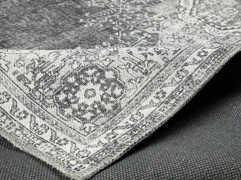 Montglam Misty Woven Chenille Decorative Carpet 190x290 cm Gray-Anthracite