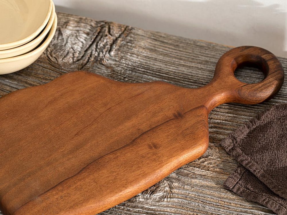 Noyer Walnut Presentation Board 38x20 cm Dark Brown