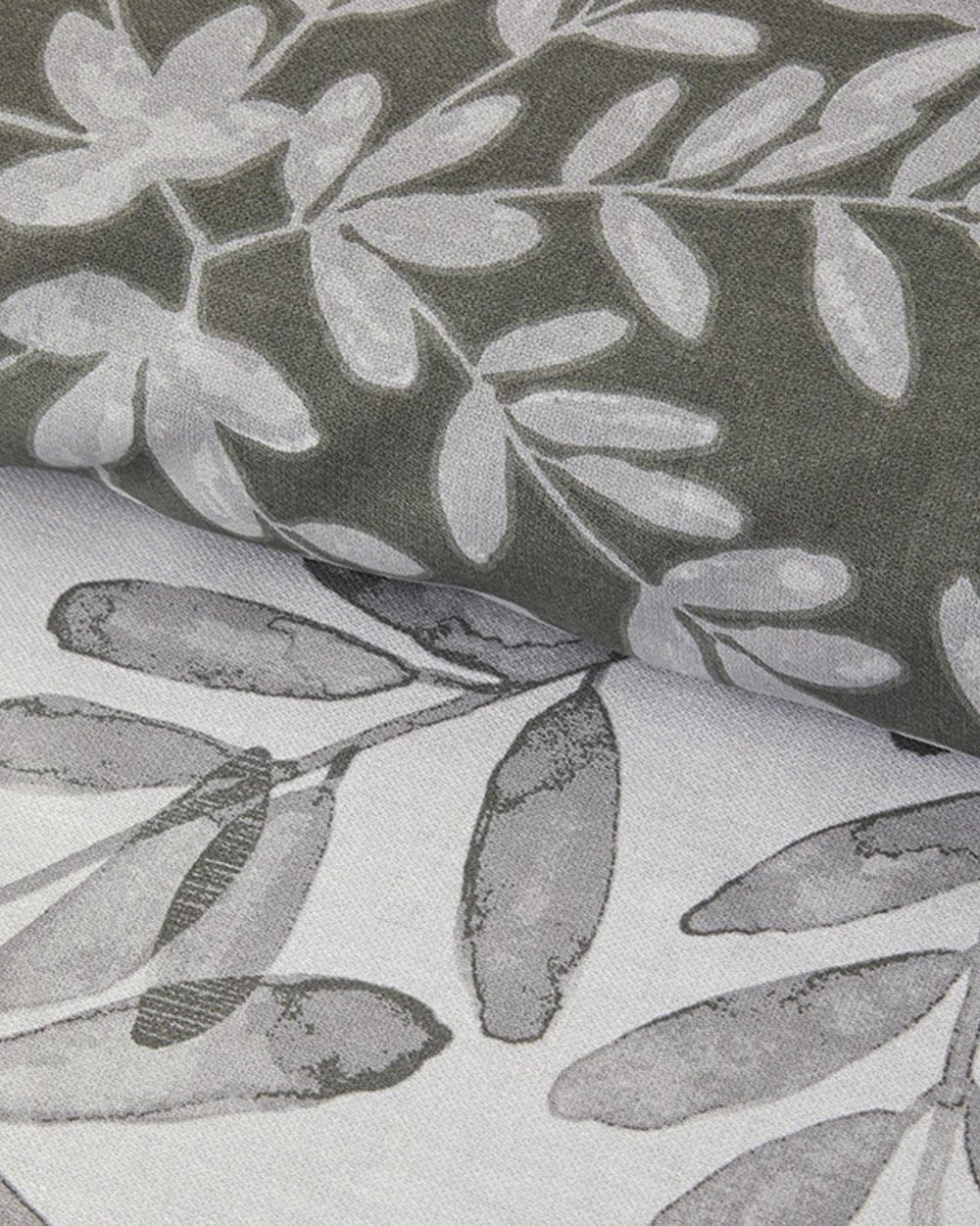Olive Twig Спално Бельо Компле Двоен Размер, Креп, Маслинено Зелено, 200 X 220 Cm