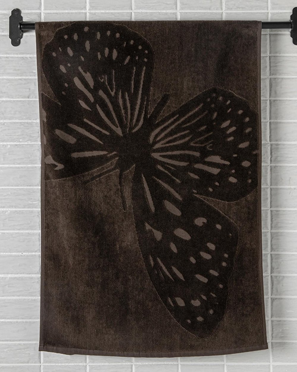 Papillion Хавлия За Лице Жакардово Кадифе, Кафяво, 50 X 80 Cm