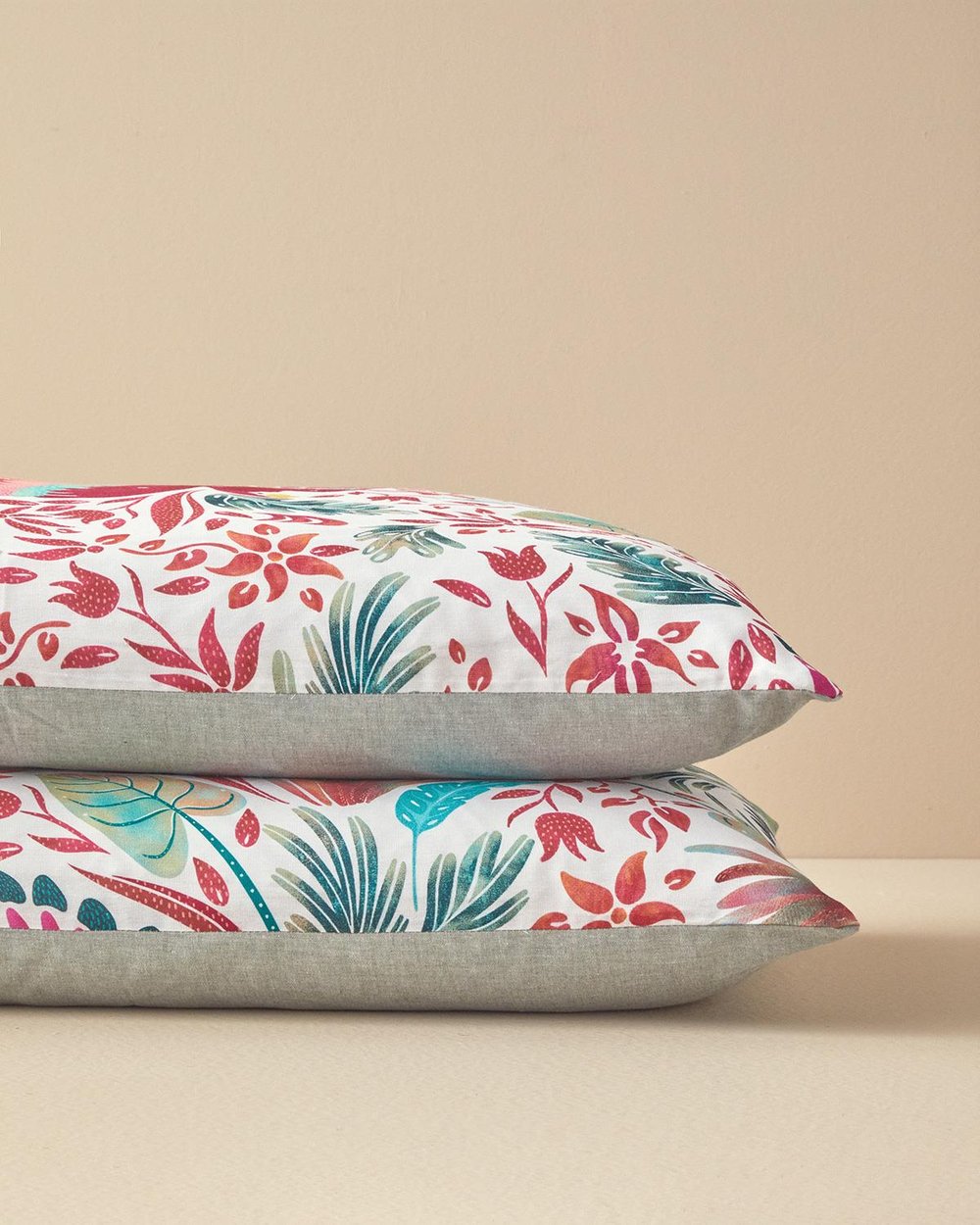 КЪЛЪФКА ЗА ВЪЗГЛАВНИ 2 комплект Dijital Baskılı Soft Cotton 50x70 cm Green