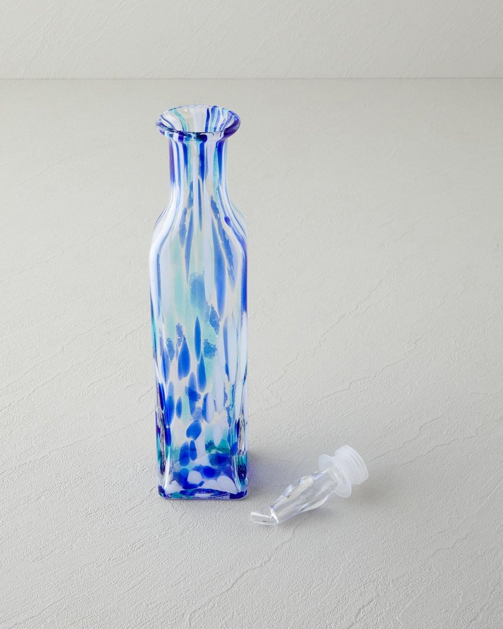 Pattern Шише За Олио Стъкло 450 мл Син