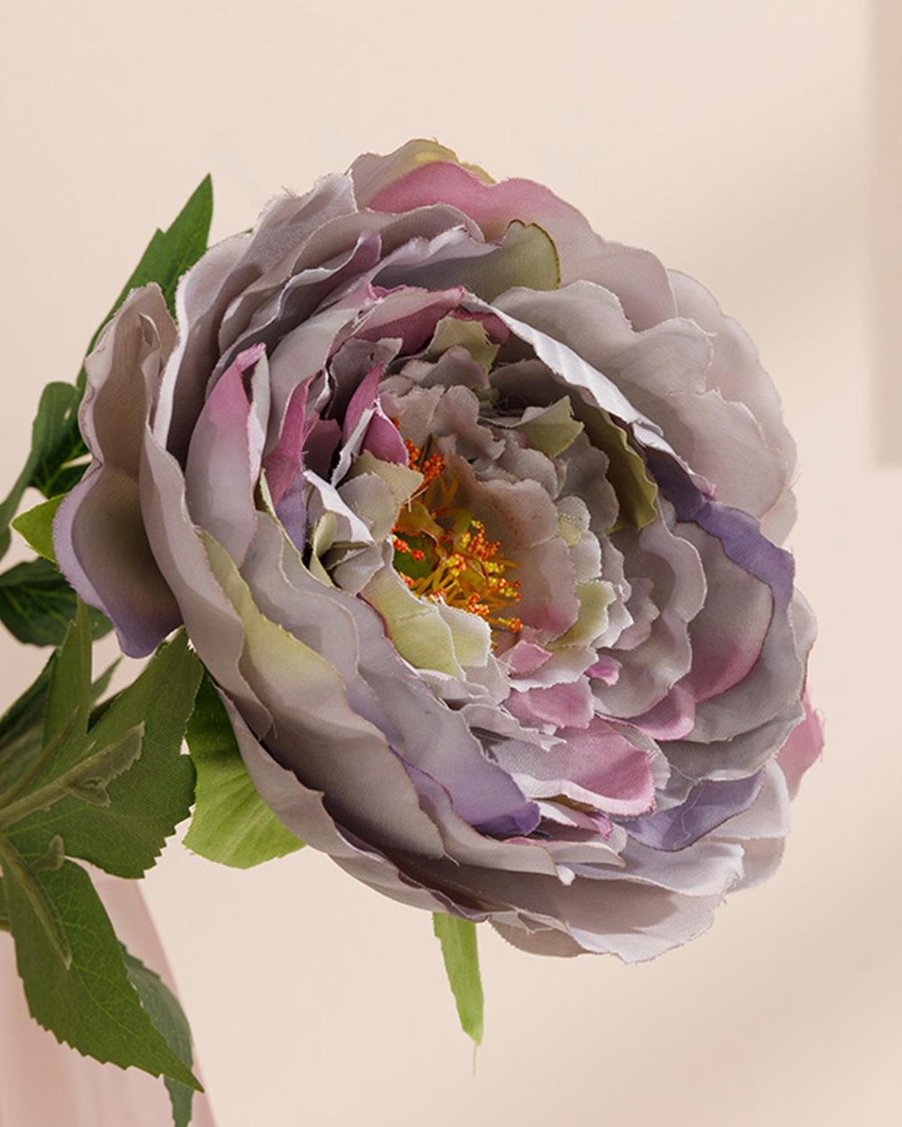 Peony Изкуствено Цвете 45 см Светловиолетов