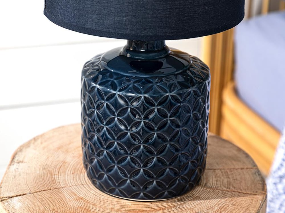 Pera Table Lamp 25x25x42 cm Dark Blue